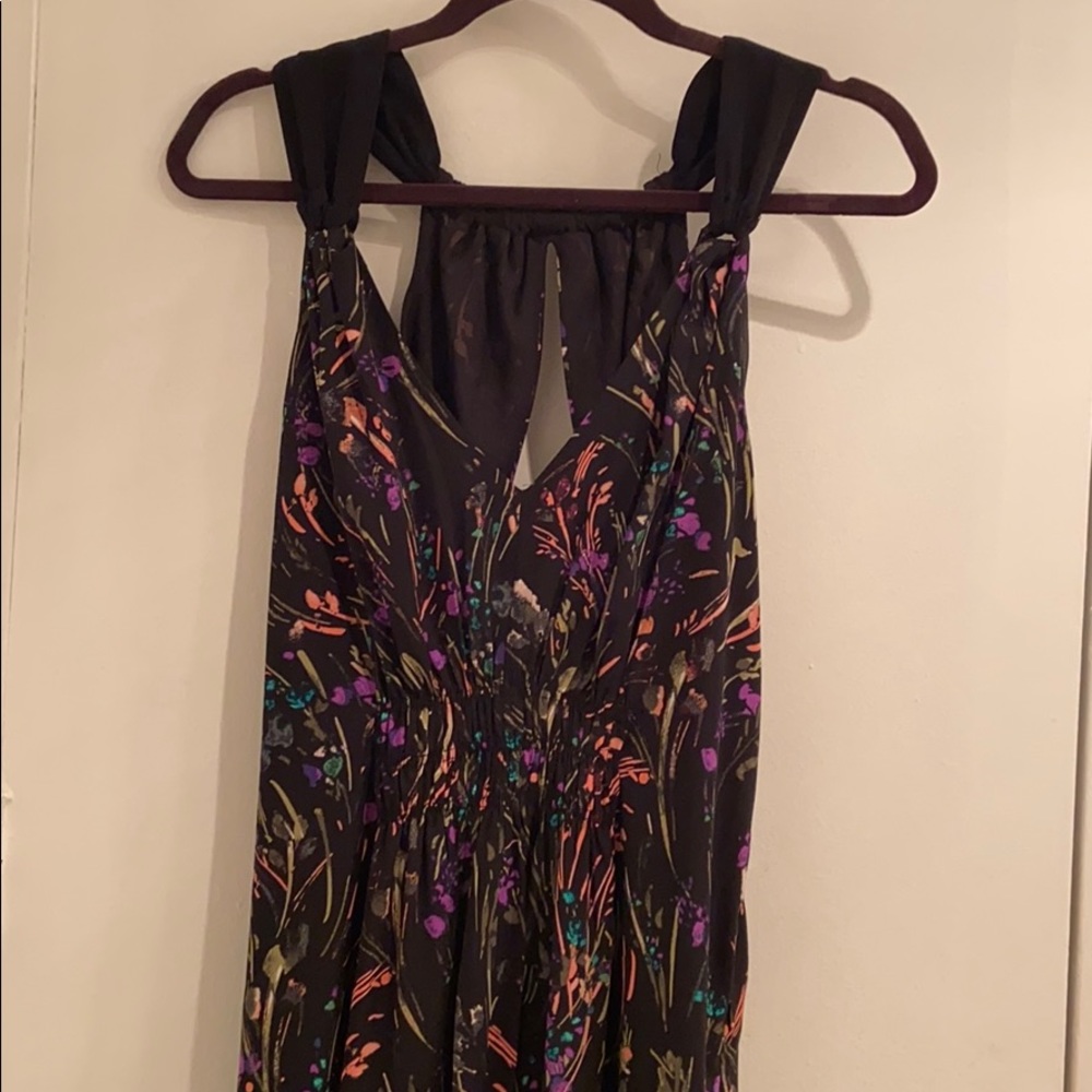 Black floral print maxi dress *NEW WITH TAGS* spring summer